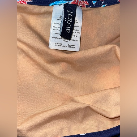 J.CREW SWIMSUIT CUTOUT ONE-SHOULDER WOMEN ONE-PIECE FLORAL PRINTED PLUS SIZE 3X - Picture 4 of 6